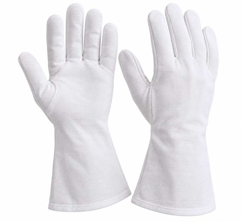 Rękawice bawełniane pod rękawice stalowe – 28 cm, 100% bawełna